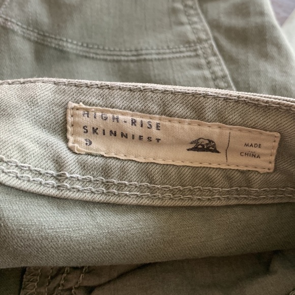 Moss green jeans size 9 Bullhead - Picture 4 of 12